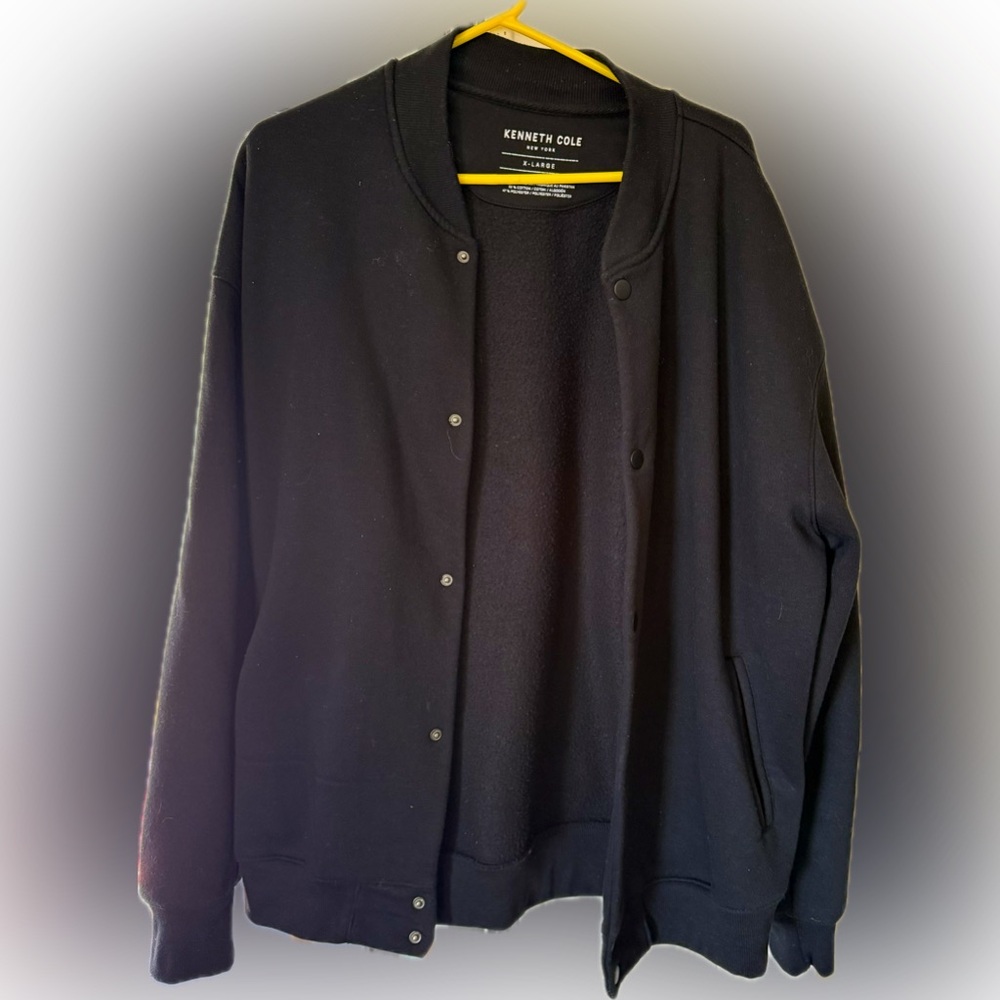 Kenneth Cole Sports Varsity Style Sweatshirt Jacket